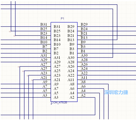 雙擊 1.SchDoc，文件可以被正常打開，下圖是其中的一部分：